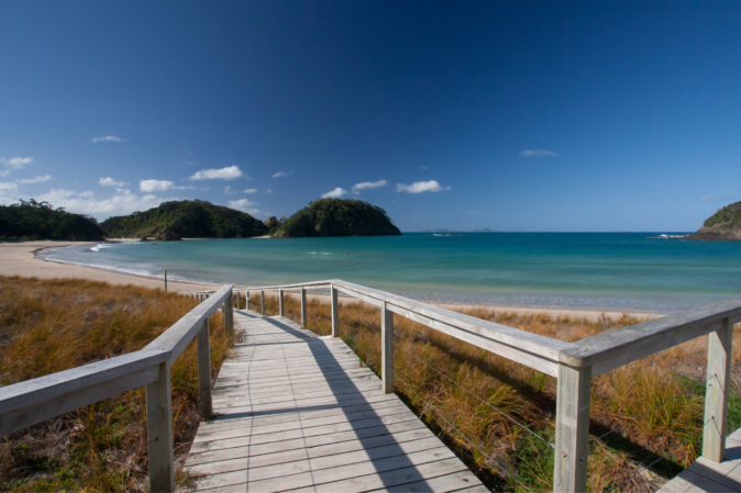 Matapouri Beach in New Zealand