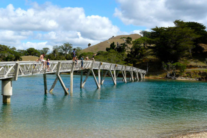 Pataua Bridge in New Zealand