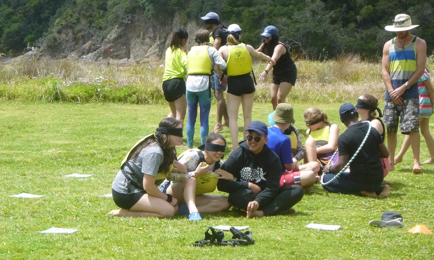 Group of students in New Zealand