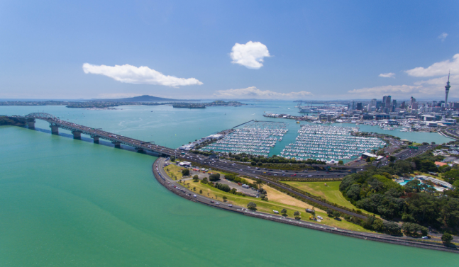 Auckland Harbour view