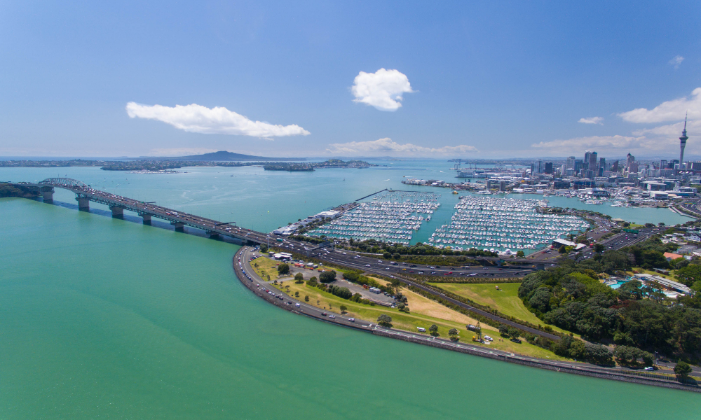 Auckland Harbour view