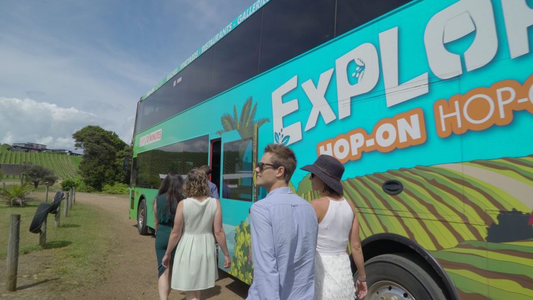 Waiheke Island explorer bus