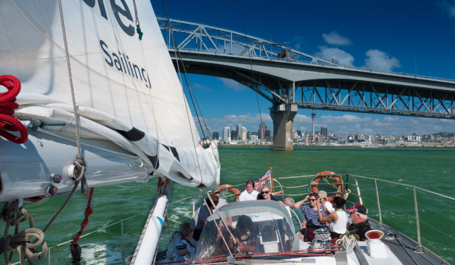 Harbour sailing experience Auckland
